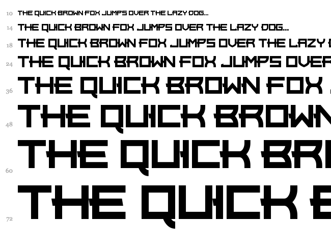 Rock Elegance font waterfall